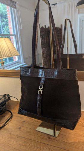 Ferragamo vintage tote leather - vintage,